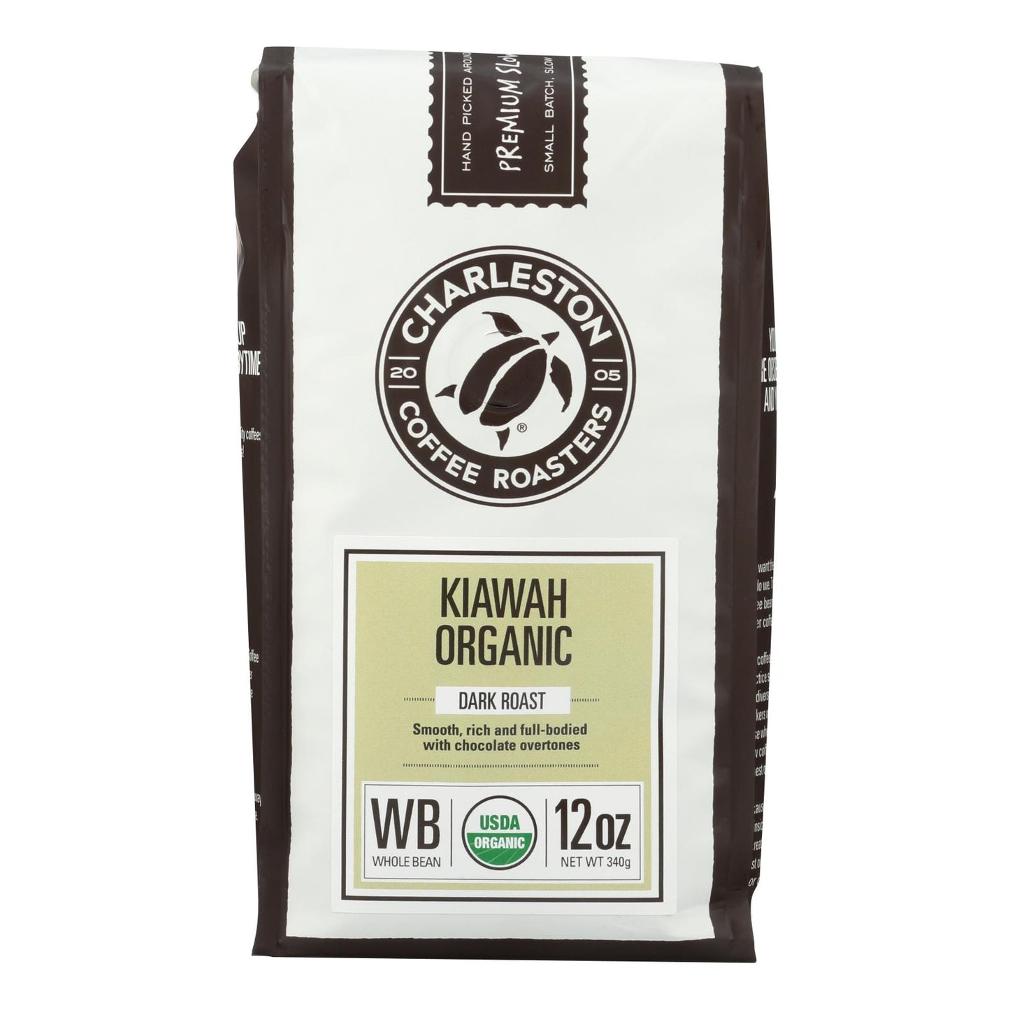 Charleston Coffee Roasters - Café Kiawah en grano - Caja de 6 - 12 oz