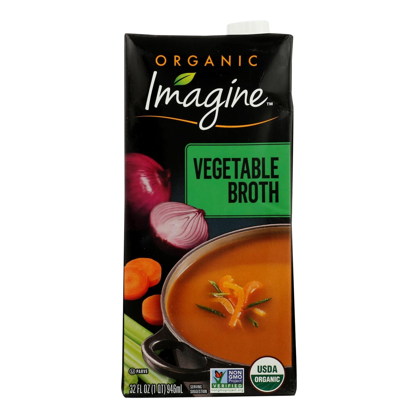 Imagine Foods - Caldo de verduras - Caja de 6 - 32 Fz