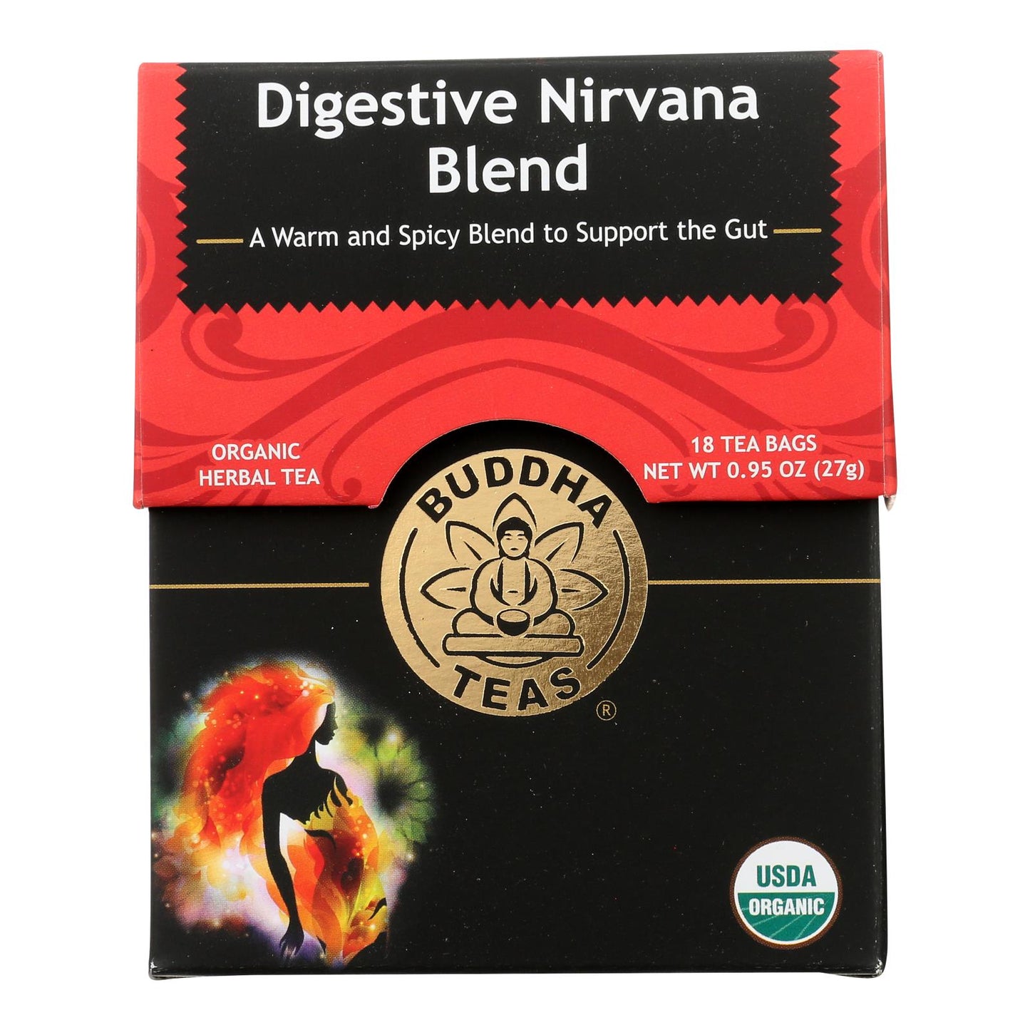 Buddha Teas - Té orgánico - Nirvana digestivo - Caja de 6 - 18 unidades