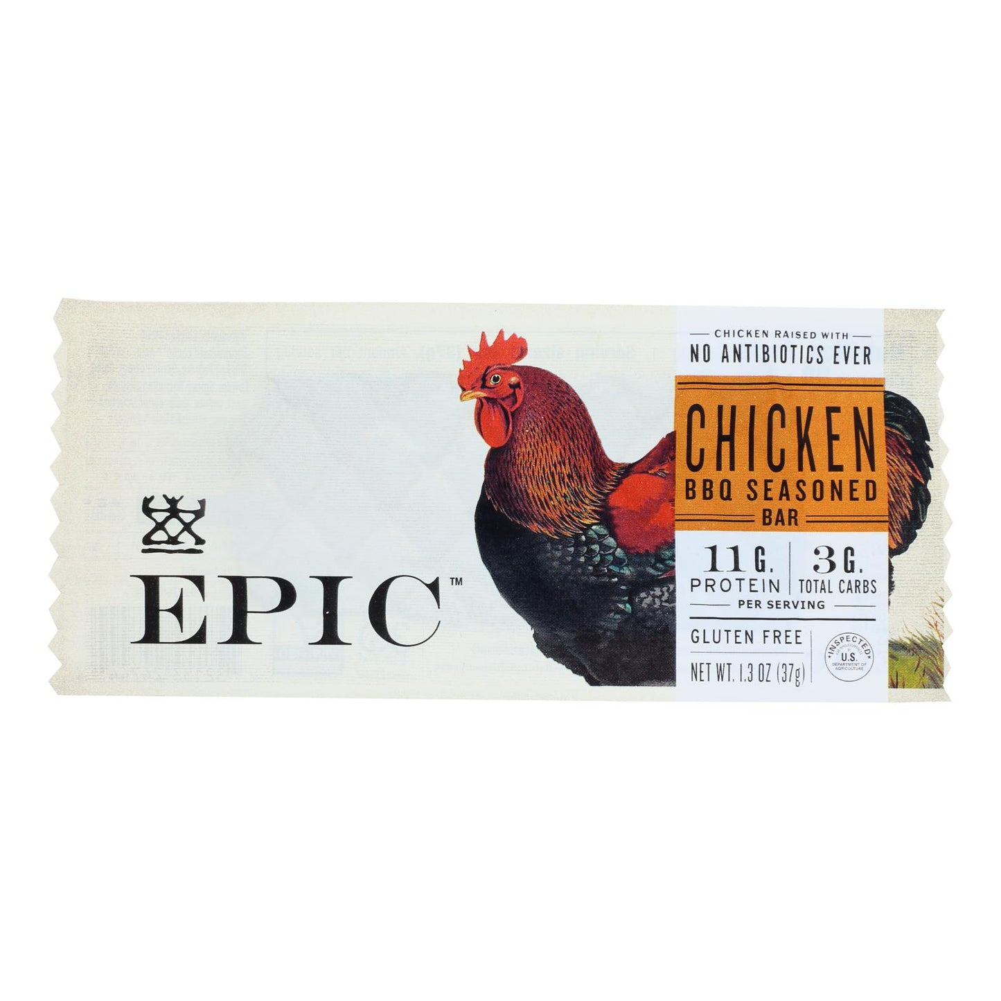 Epic - Bar de pollo a la barbacoa - Caja de 12 - 1.3 oz