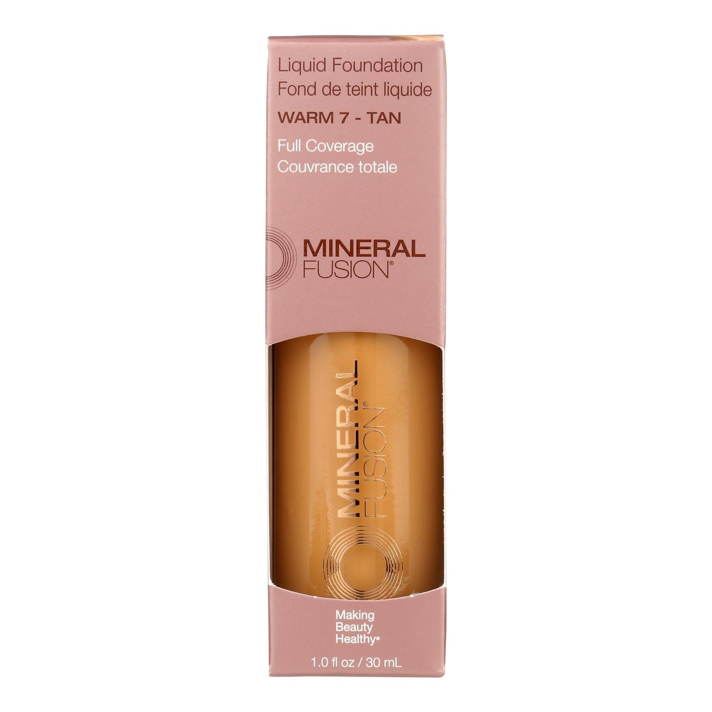 Base de maquillaje líquida Mineral Fusion - Mkup Warm7 - 1 unidad - 1 fz