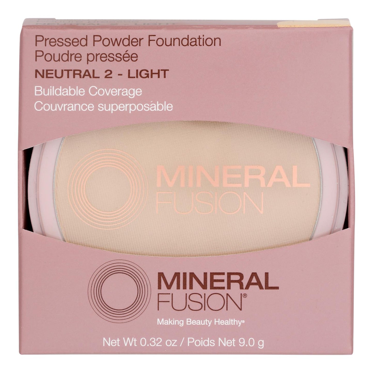 Mineral Fusion - Mkup Base prensada Ntrl 2 - 1 unidad - 0,32 oz