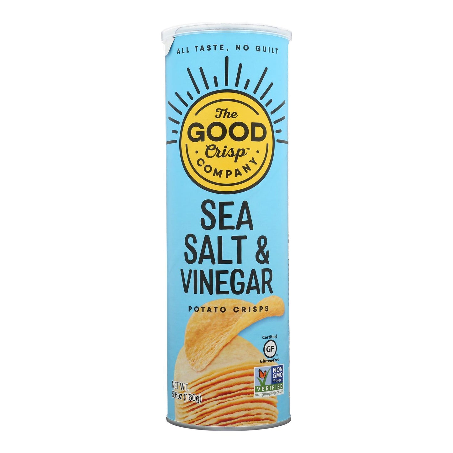 The Good Crisp Company - 薯片 盐味/醋味 - 8 盒装 - 5.6 盎司