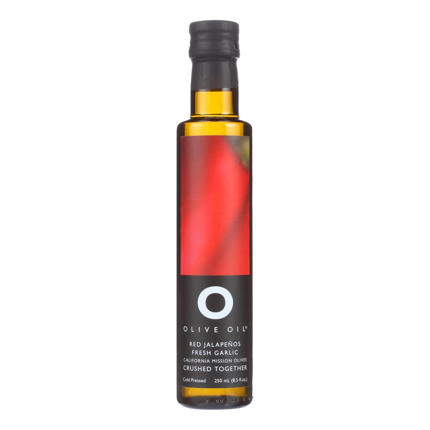 Aceite De Oliva Jalapeño Y Ajo Fresco - Caja De 6 - 8.5 Fz