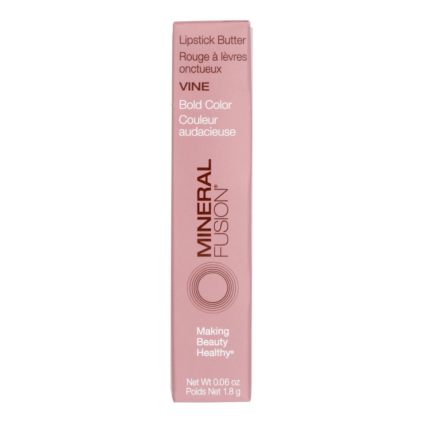 Mineral Fusion - Lápiz labial Mkup Butter Vine - 1 unidad - 0,06 oz