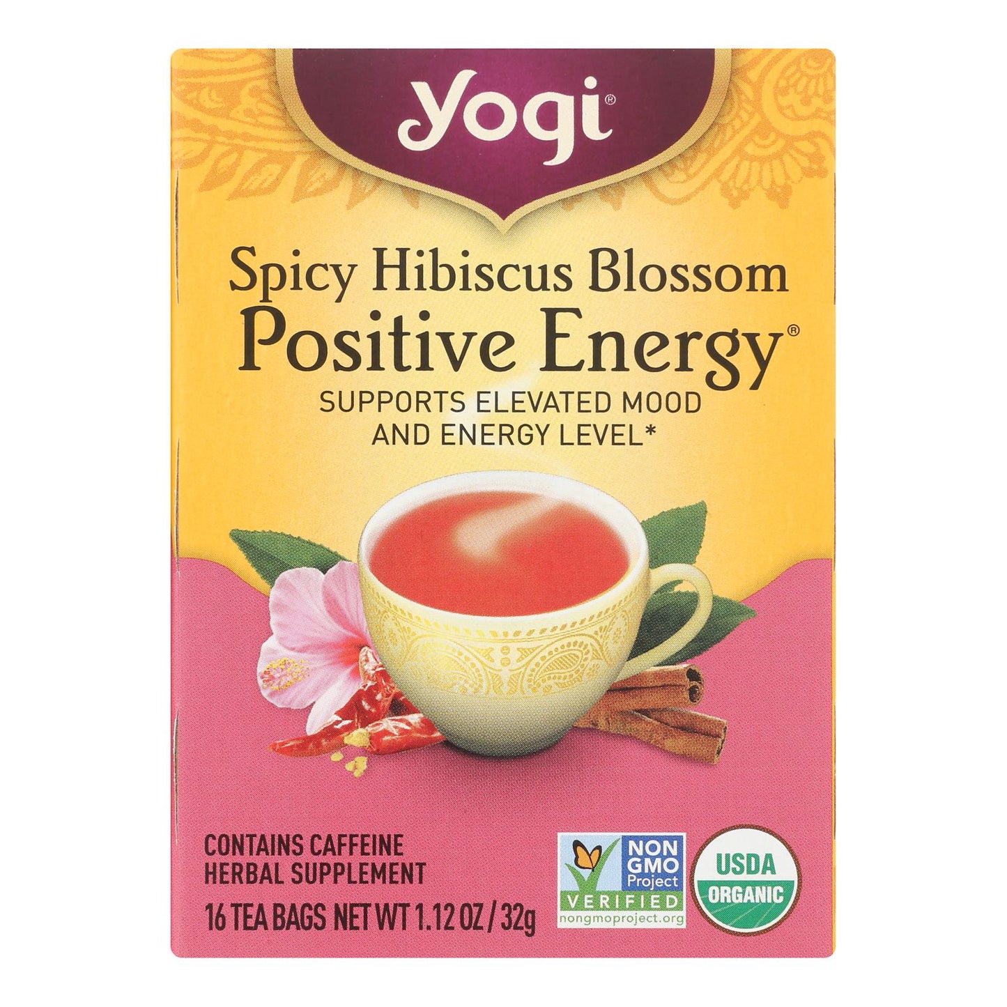 Yogi - Tea Spice Hibis Blossom Po - 6-16 袋装