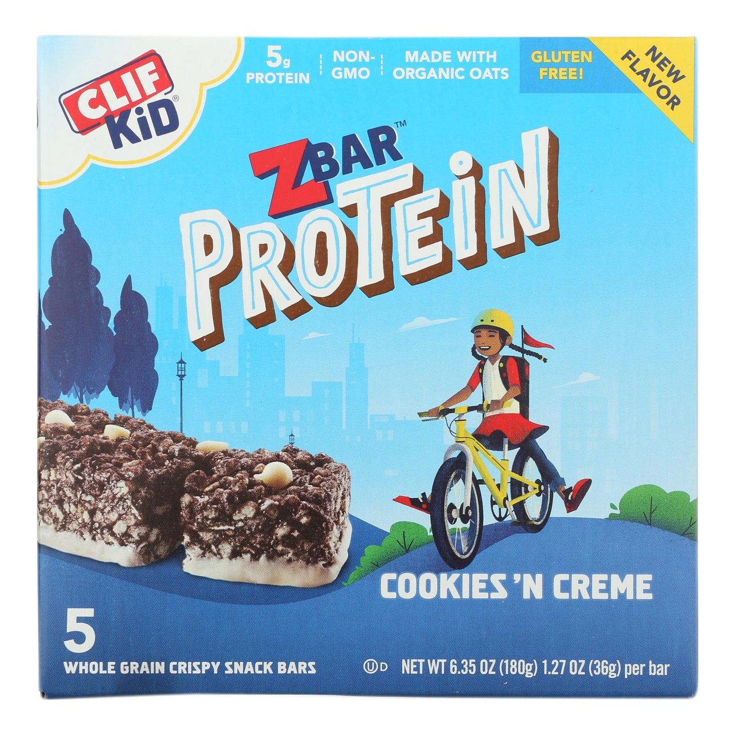 Clif Kid Zbar - Zbar Protein Cky/CRM 5 unidades - Caja de 6-5/1,27 oz