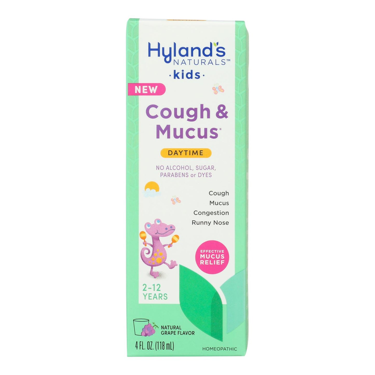 Hyland's - Día de la tos y la mucosidad para niños - 1 unidad - 4 Fz