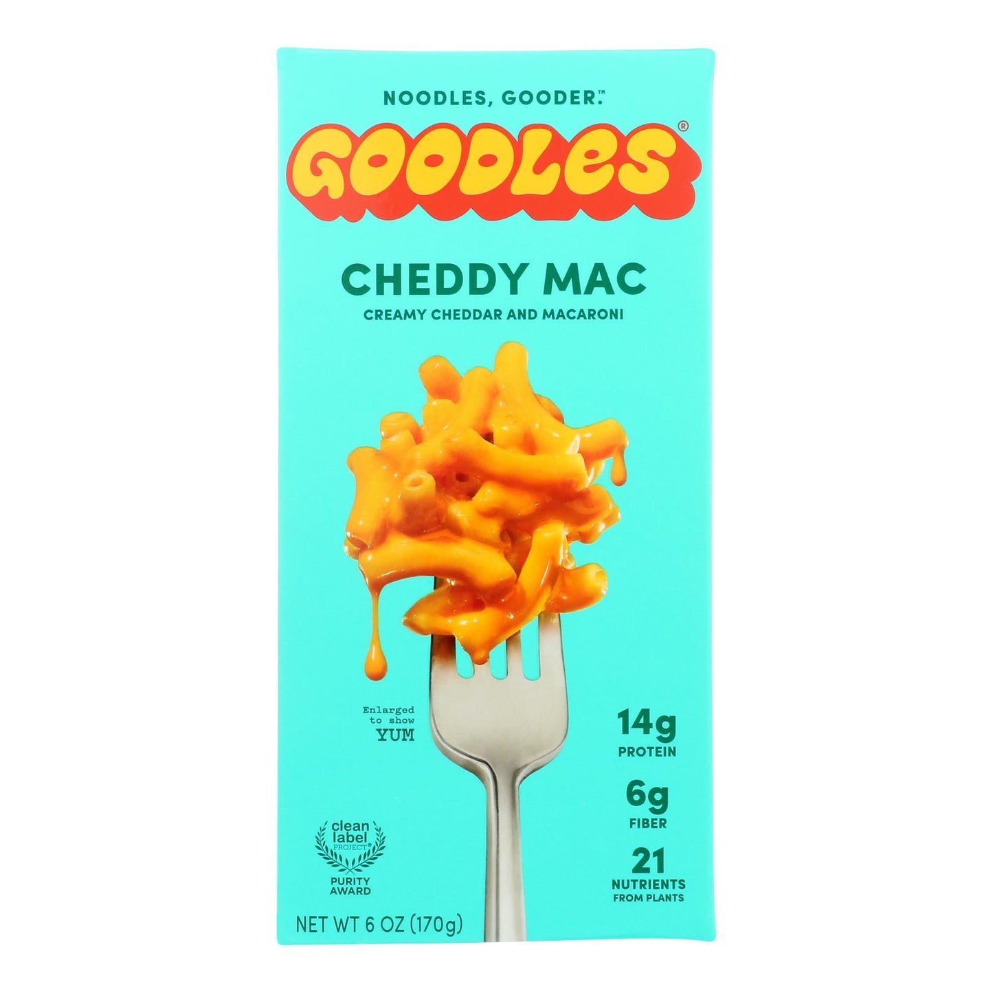 Goodles - Macarrones con queso y cheddar - Caja de 12 unidades de 6 oz