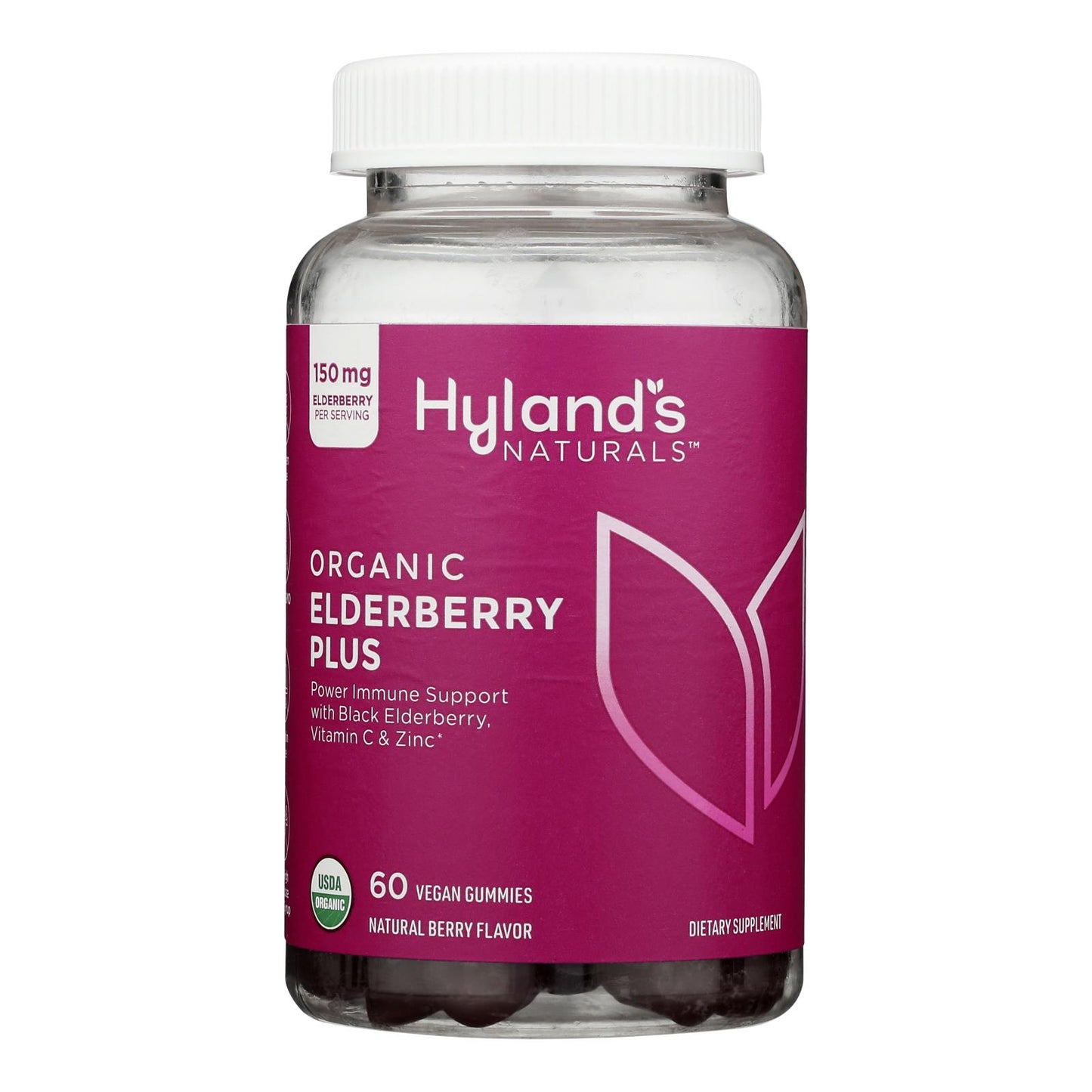 Hyland's - Gomitas de saúco para el sistema inmunológico - 1 unidad - 60 unidades