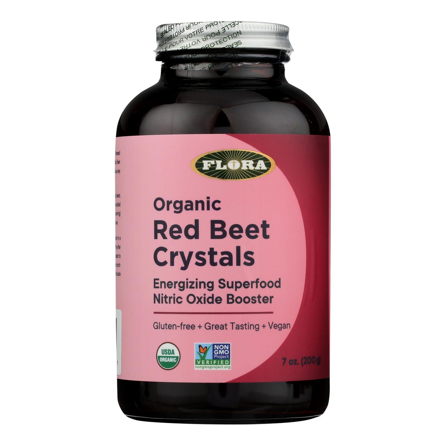 Flora - Cristales de remolacha roja - 1 unidad - 7 oz