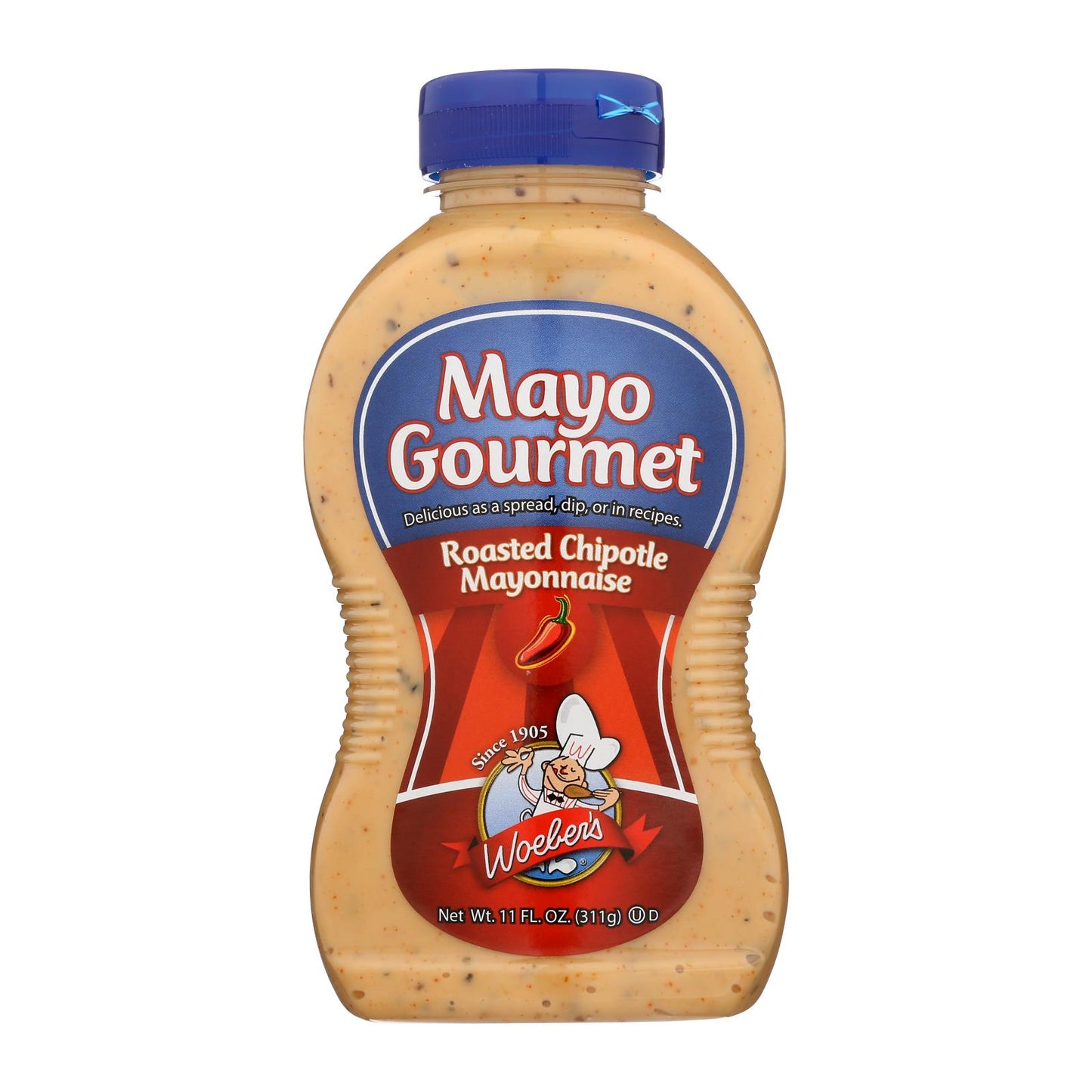 Mayonesa Gourmet de Chipotle Asado - Caja de 6 - 11 oz.