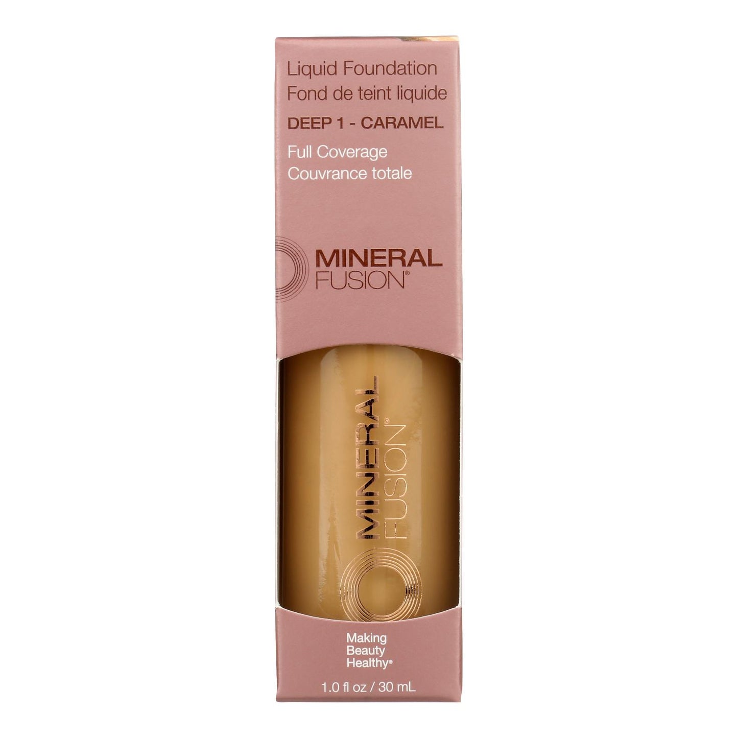 Mineral Fusion - Base de maquillaje líquida Mkup Deep1 - 1 unidad - 1 fz