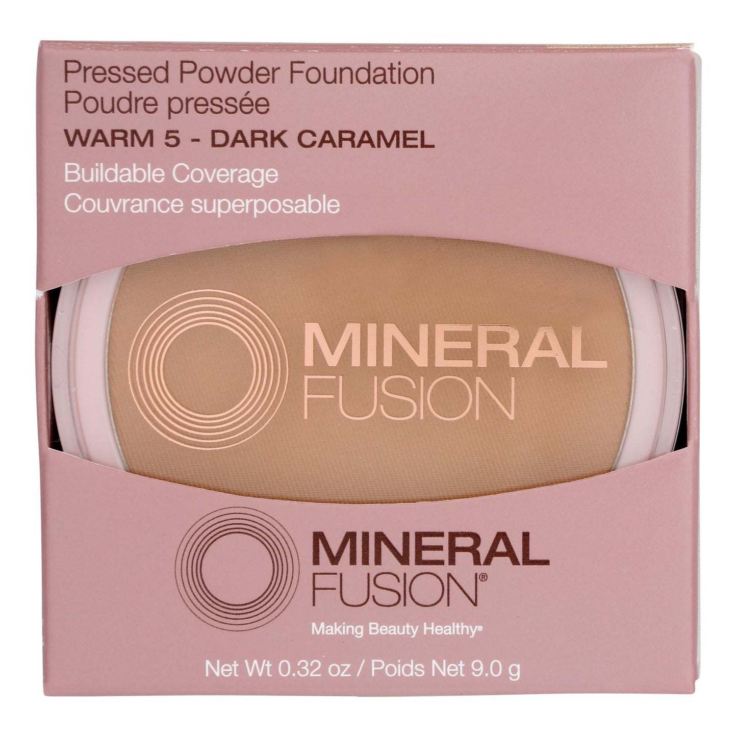 Base prensada Mineral Fusion - Mkup Warm 5 - 1 unidad - 0,32 oz