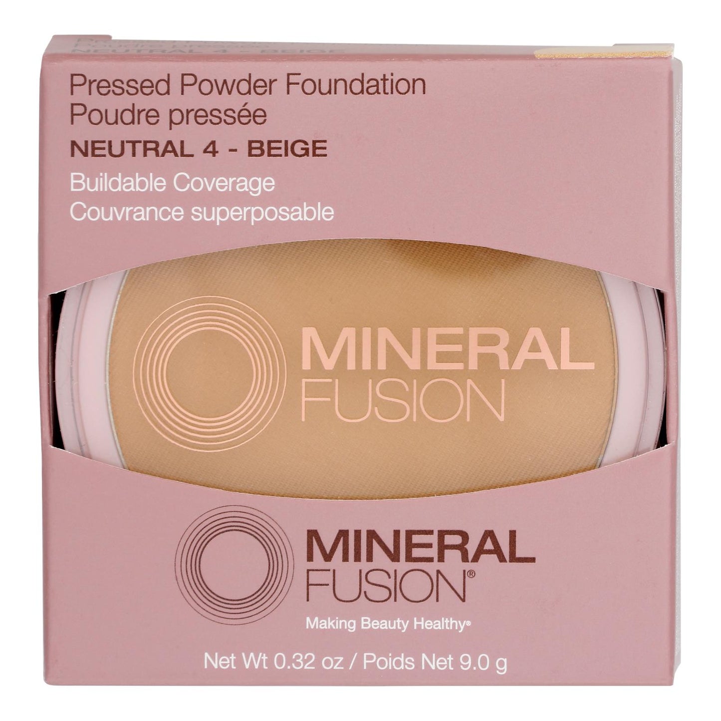Mineral Fusion - Mkup Base prensada Ntrl 4 - 1 unidad - 0,32 oz