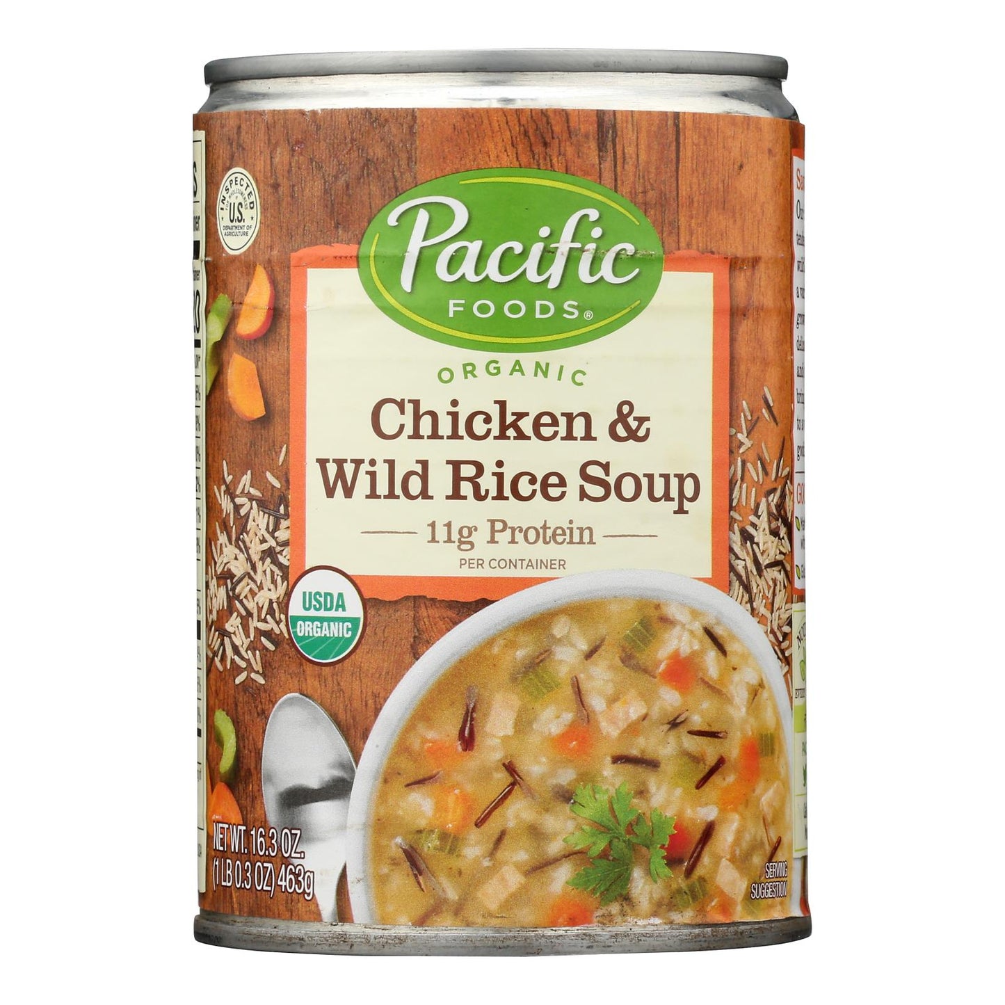 Pacific Foods - Sopa de pollo y arroz salvaje - Caja de 12 a 16,3 oz