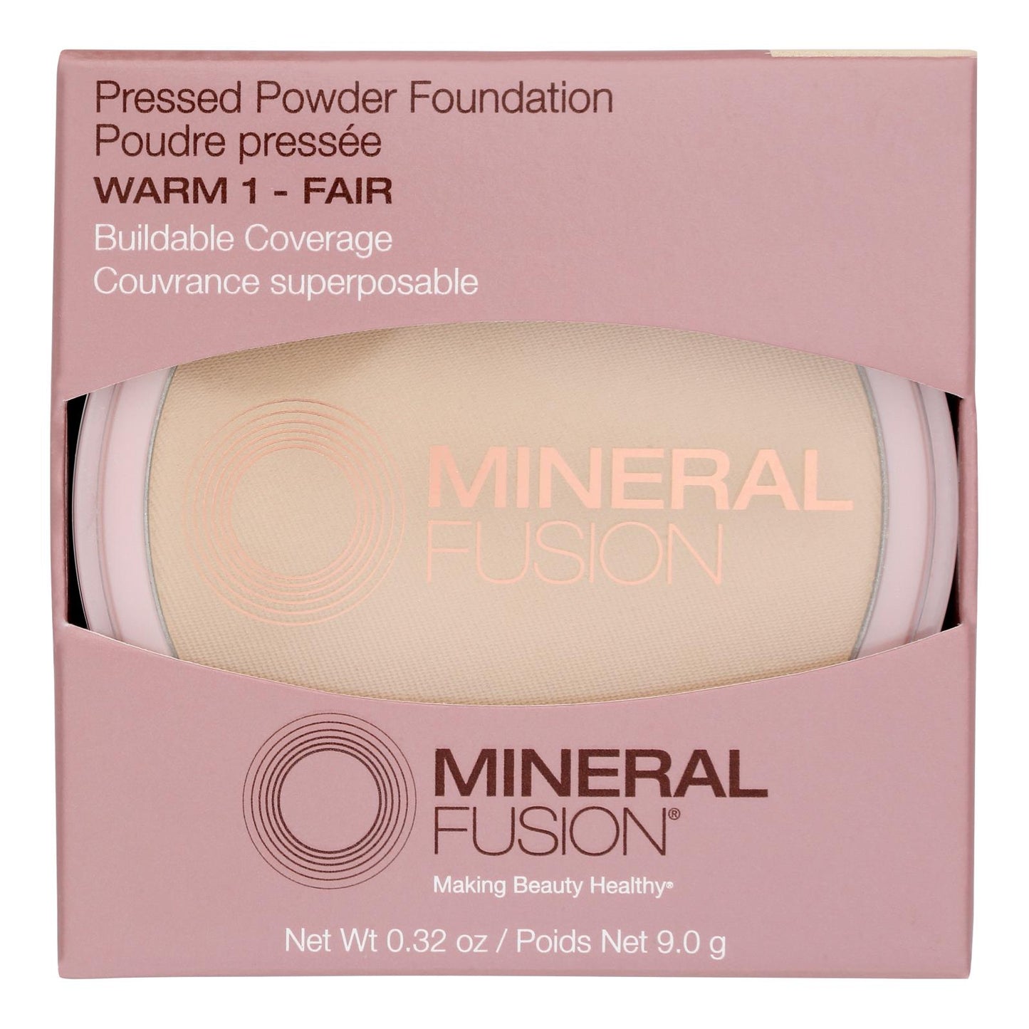 Base prensada Mineral Fusion - Mkup Warm 1 - 1 unidad - 0,32 oz