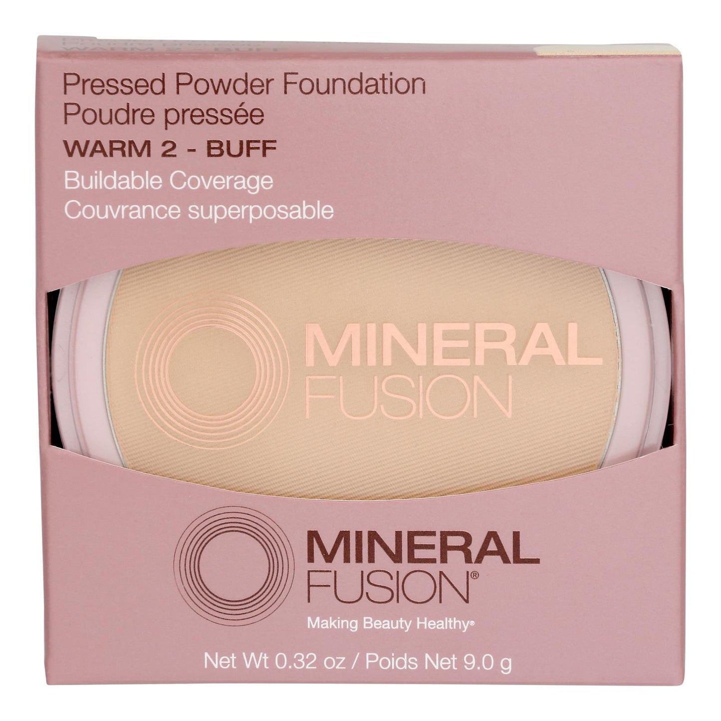 Base prensada Mineral Fusion - Mkup Warm 2 - 1 unidad - 0,32 oz