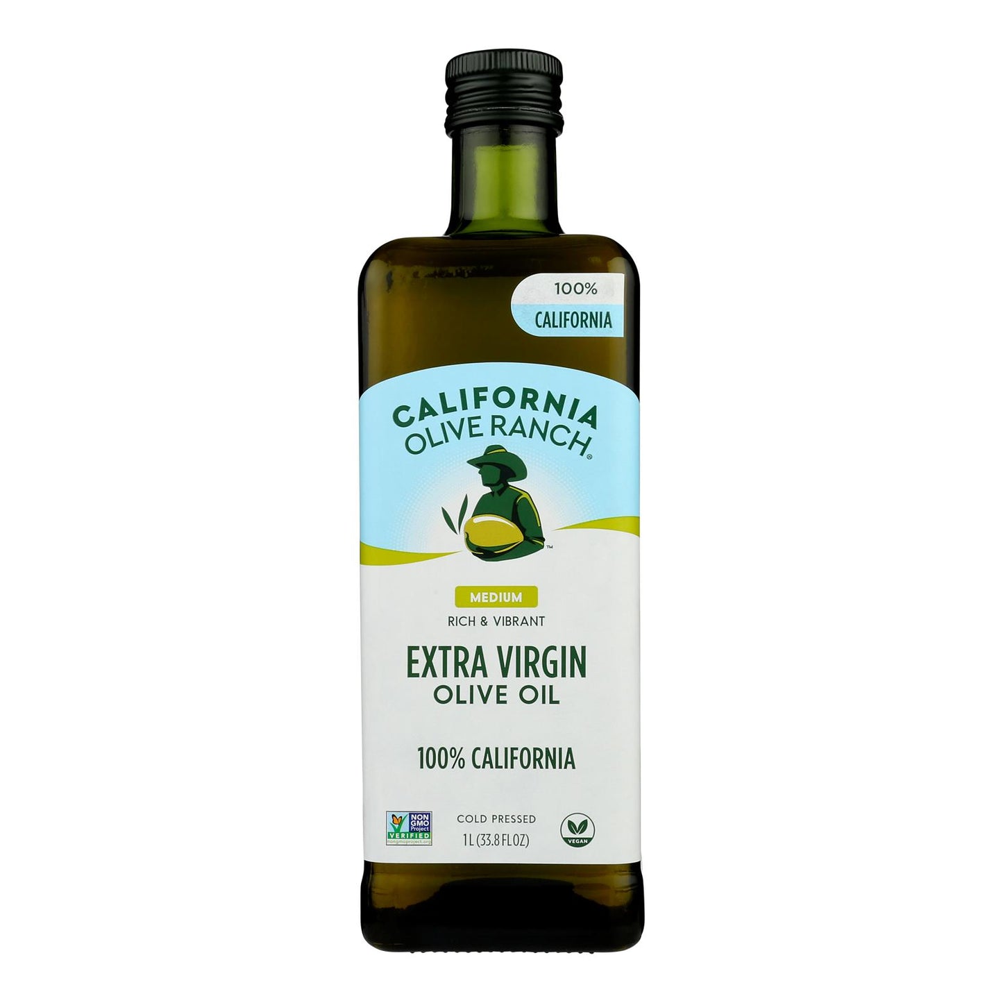 California Olive Ranch - Aceite de oliva Ev 100% Ca - Caja de 6 - 33,8 Fz