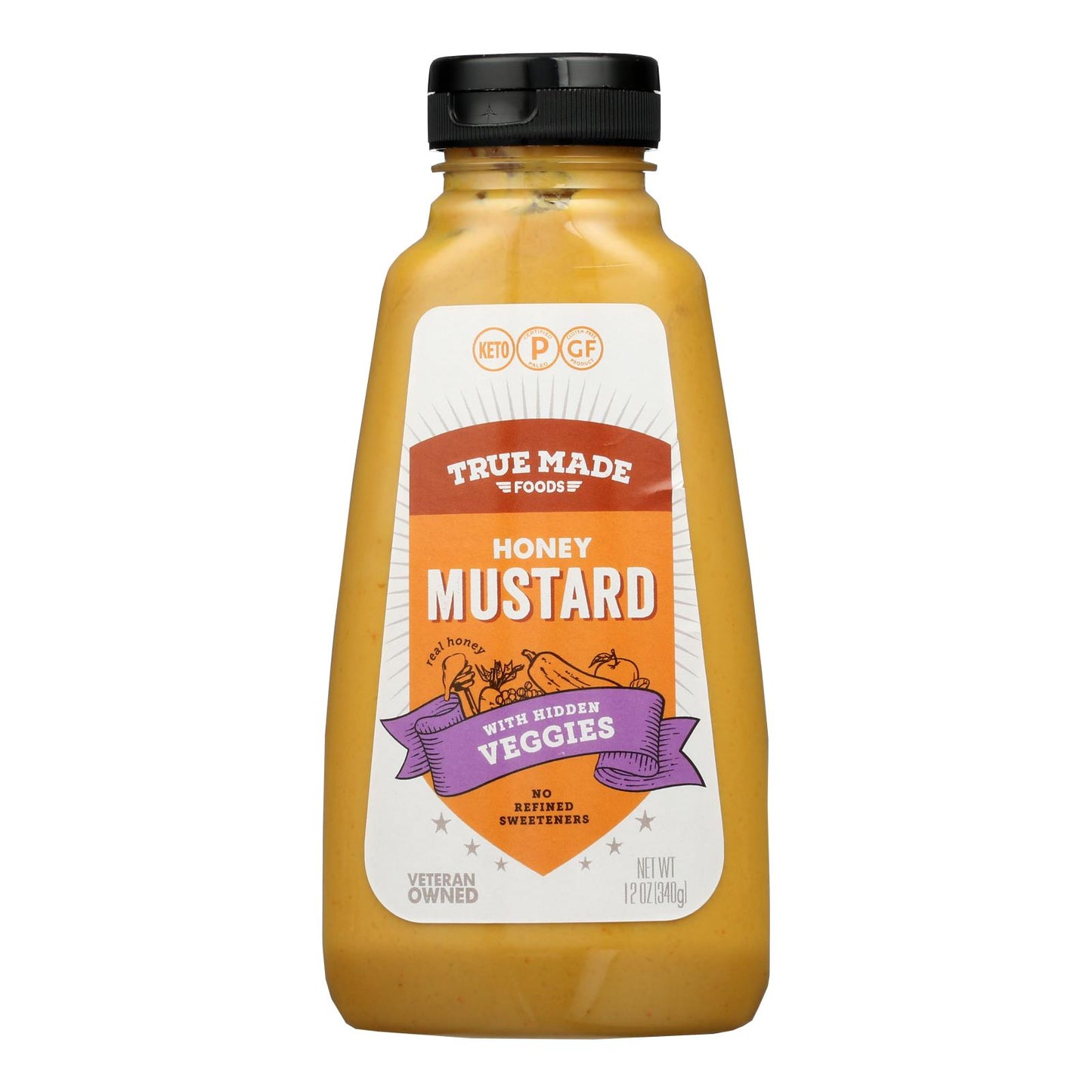 True Made Foods - Mstrd 蜂蜜隐藏蔬菜 - 6-12 盎司盒装