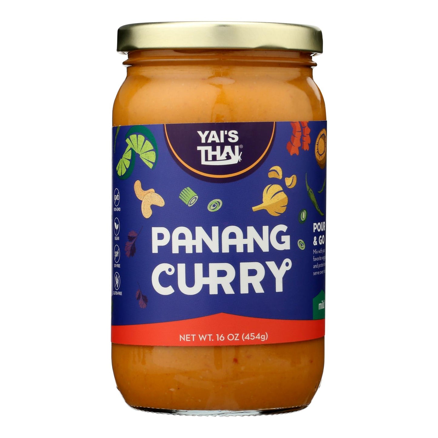 Yai's Thai - 咖喱酱 Panang - 6-16 Fz 盒装