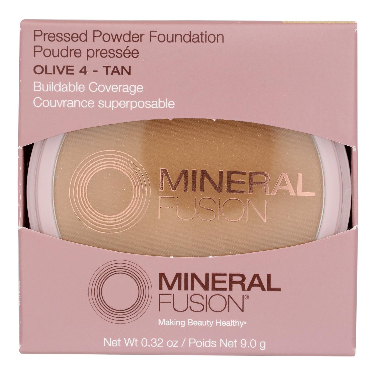 Mineral Fusion - Mkup Pressed Base Olive 4 - 1 unidad - 0,32 oz