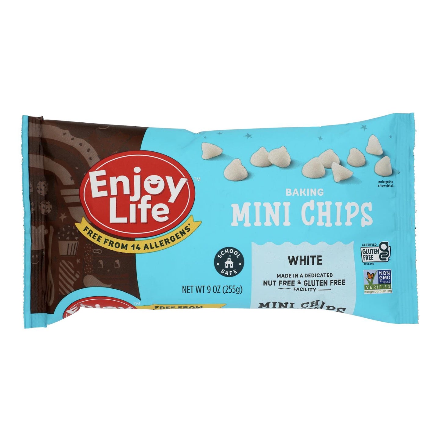 Enjoy Life - Mini chips de chocolate blanco y negro - Caja de 12 de 9 oz