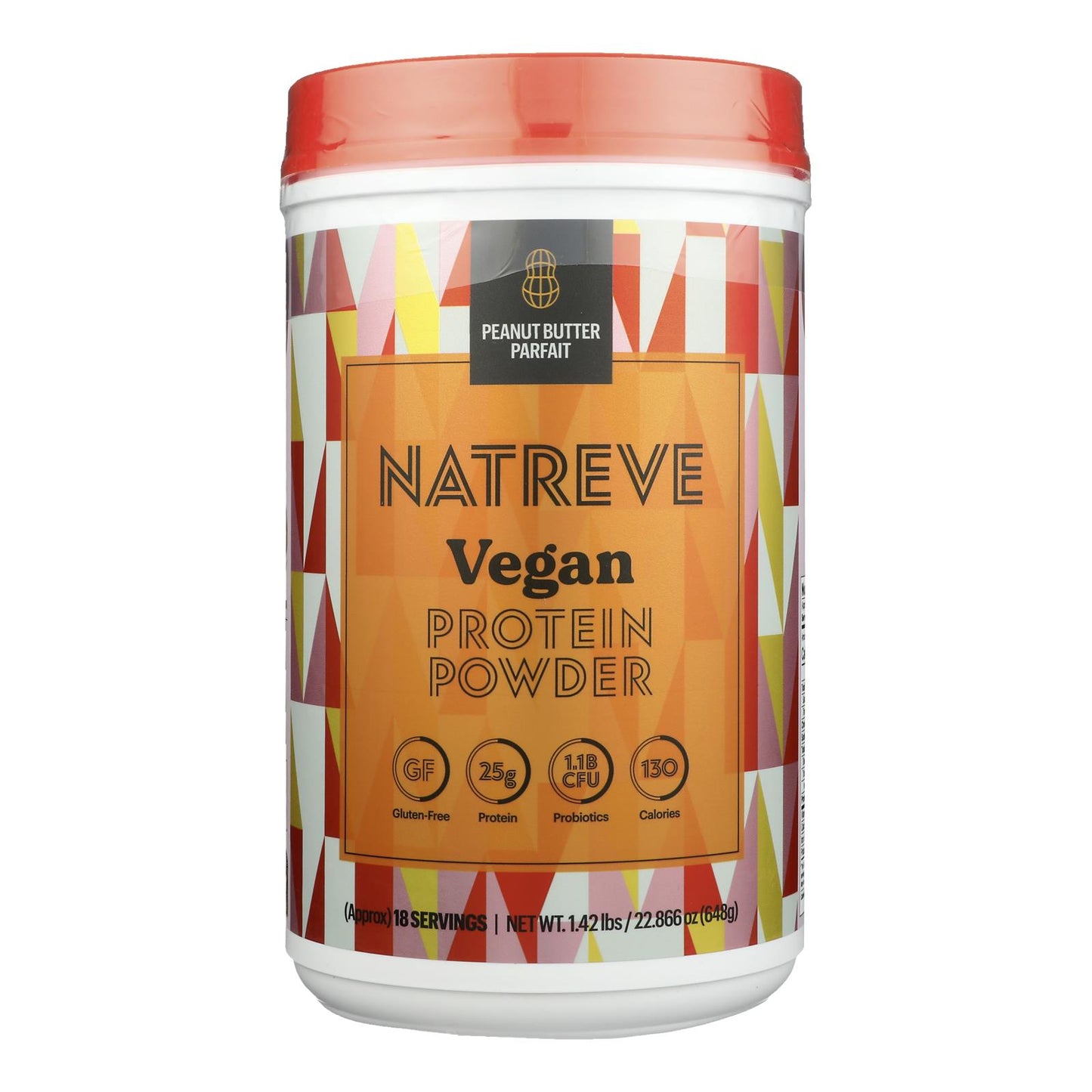 Natreve - Proteína en polvo Pbttr vegana - Caja de 4 - 23,8 oz
