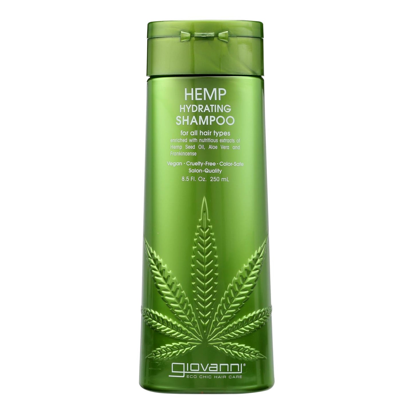 Productos para el cuidado del cabello Giovanni - Champú hidratante de cáñamo - 1 unidad - 8,5 oz