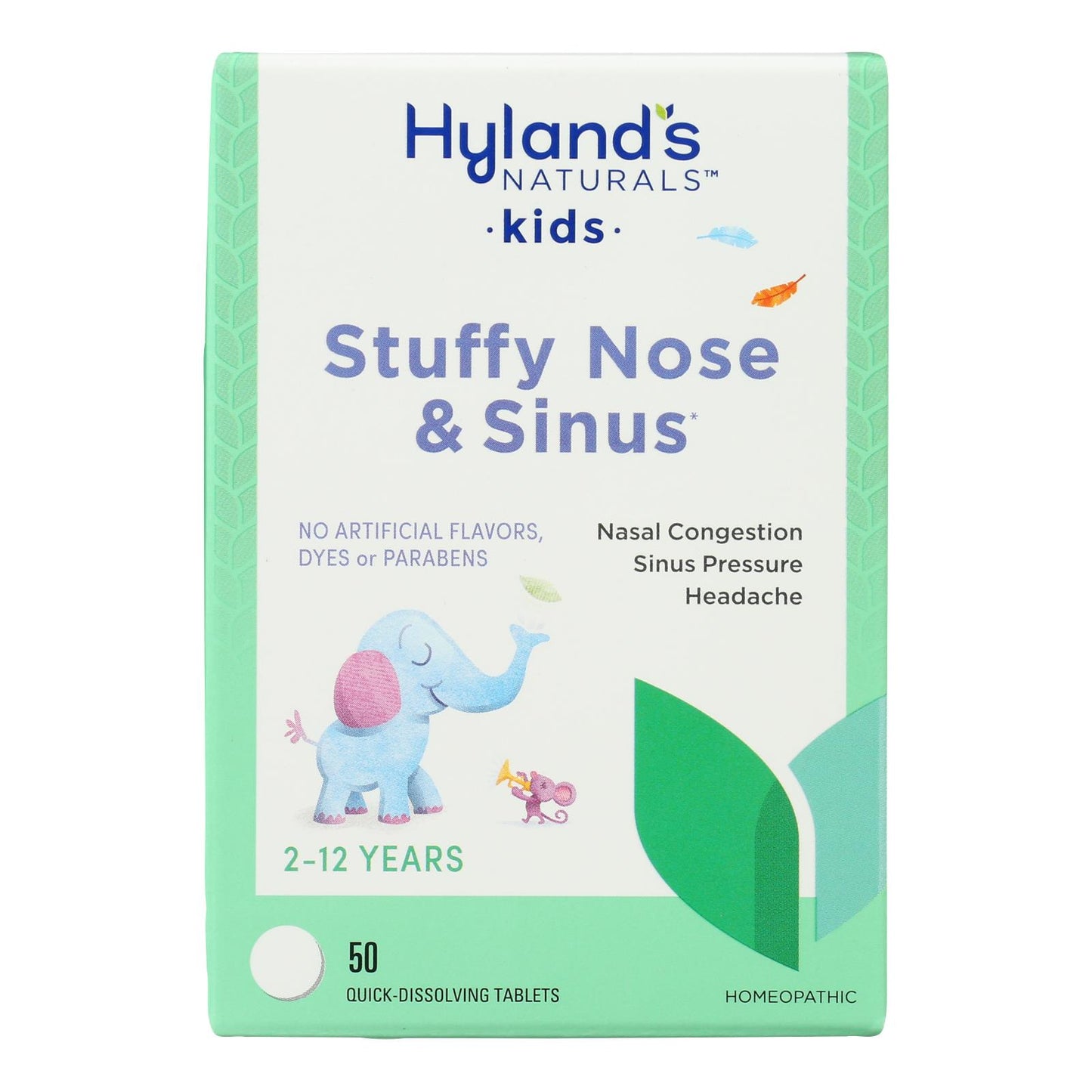 Hyland's - Sinusitis y congestión nasal - 1 unidad - 50 unidades