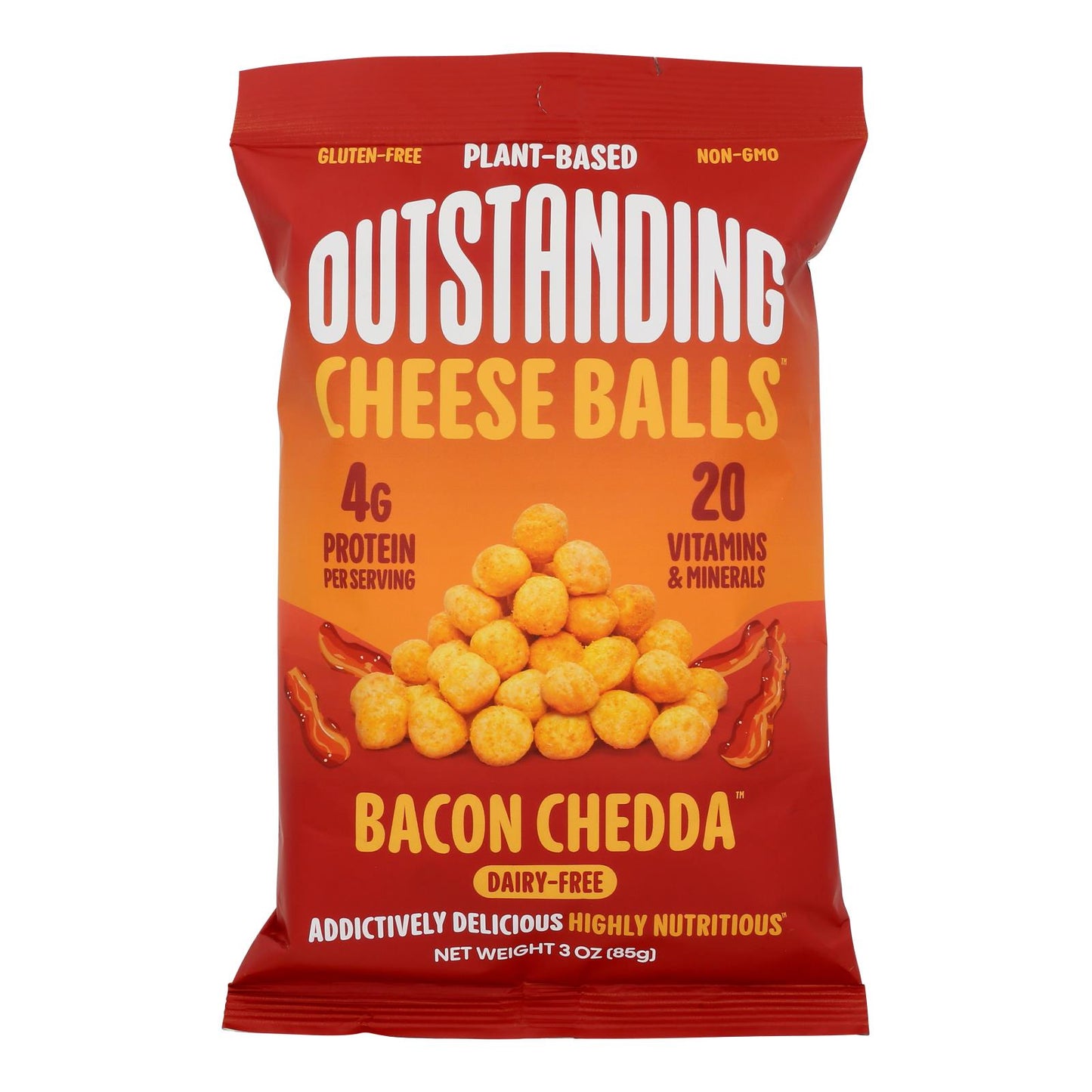 Outstanding Foods - Bolitas de queso y tocino - Caja de 8 - 3 oz
