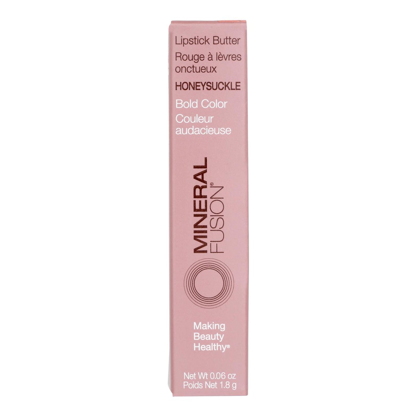 Mineral Fusion - Lápiz labial Mkup Butter Hnysuckle - 1 unidad - 0,06 oz