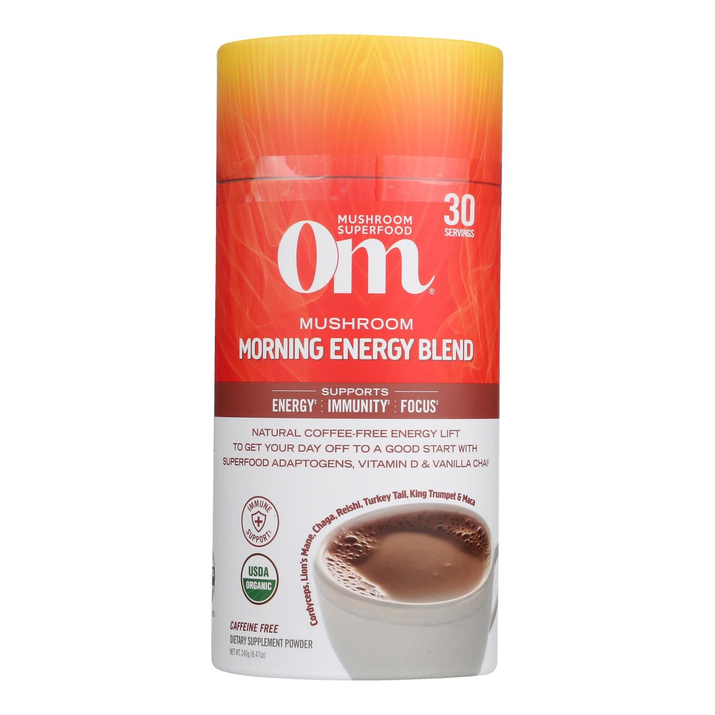 Mezcla energética Om - Mush Morn - 1 unidad - 8,47 oz