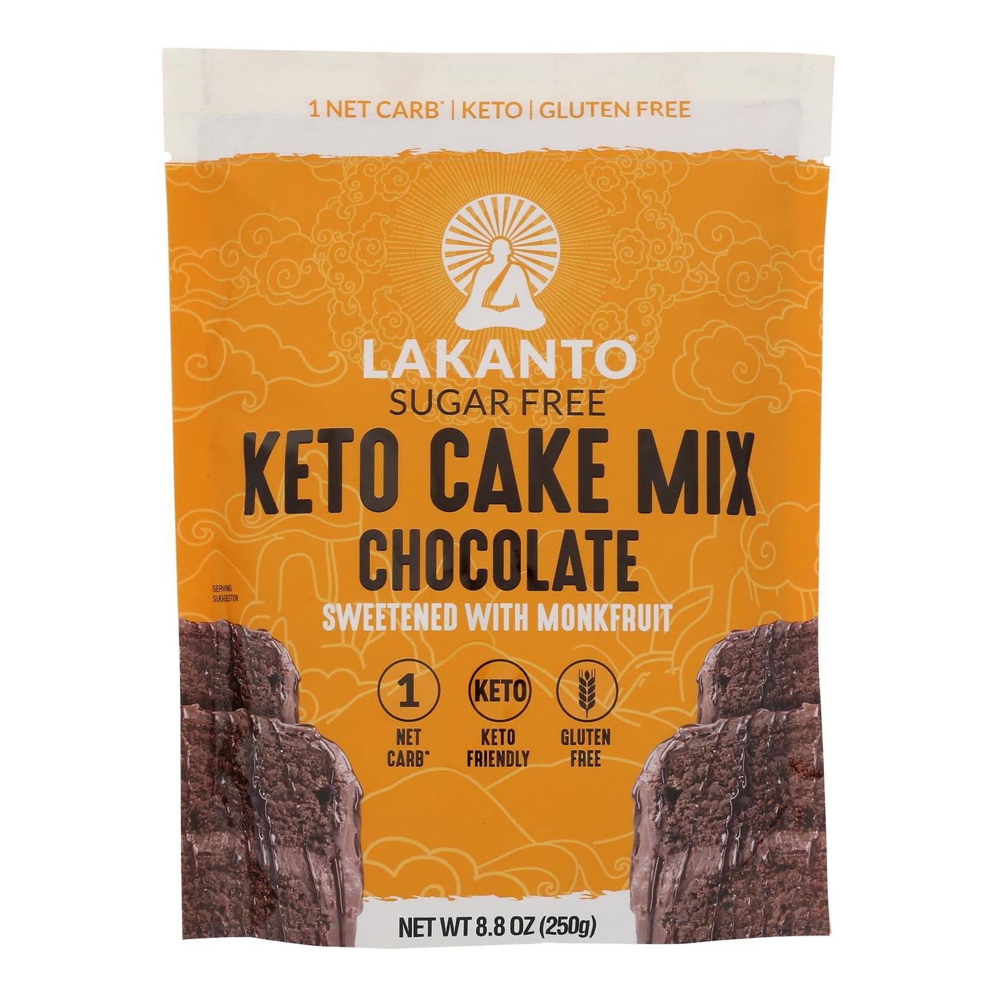 Lakanto - 蛋糕混合酮巧克力 - 8-8.8 盎司一箱