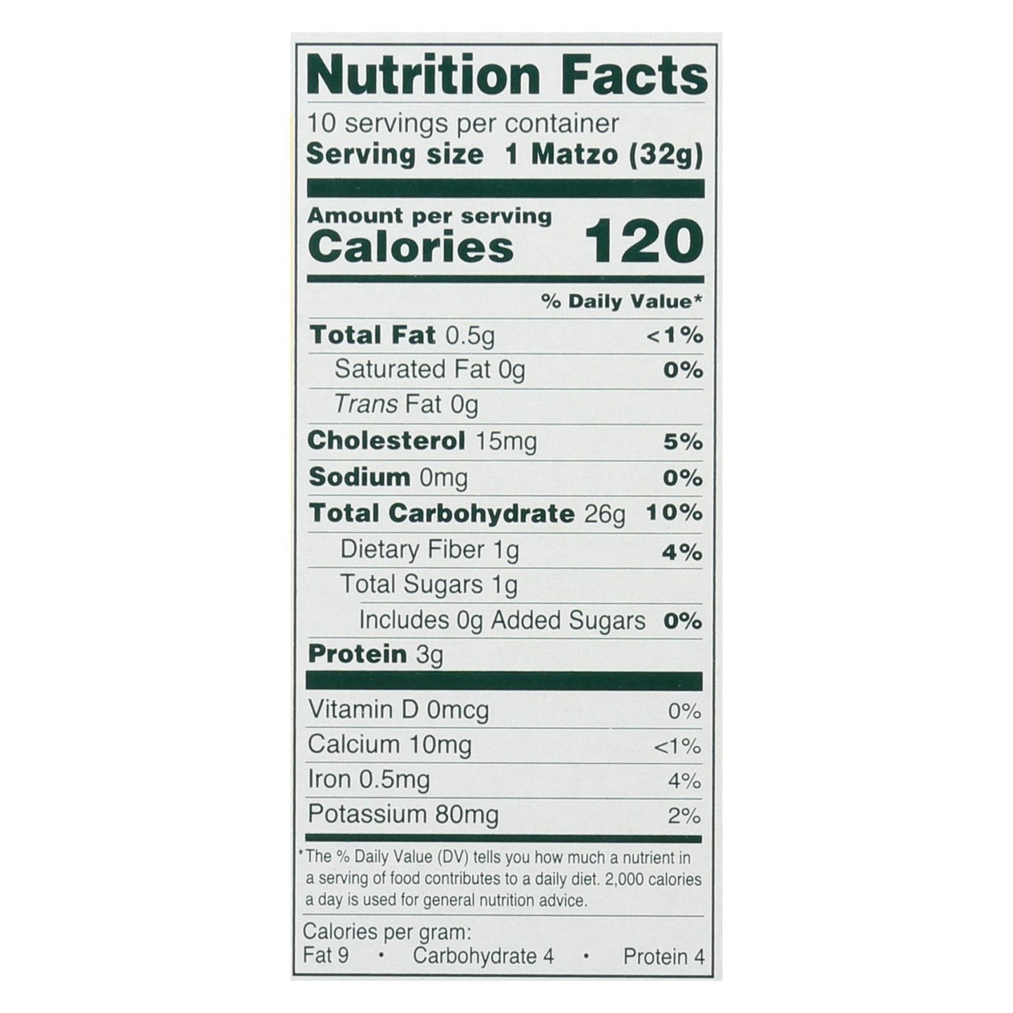 Manischewitz - Matzá de huevo - Caja de 12 - 12 oz.