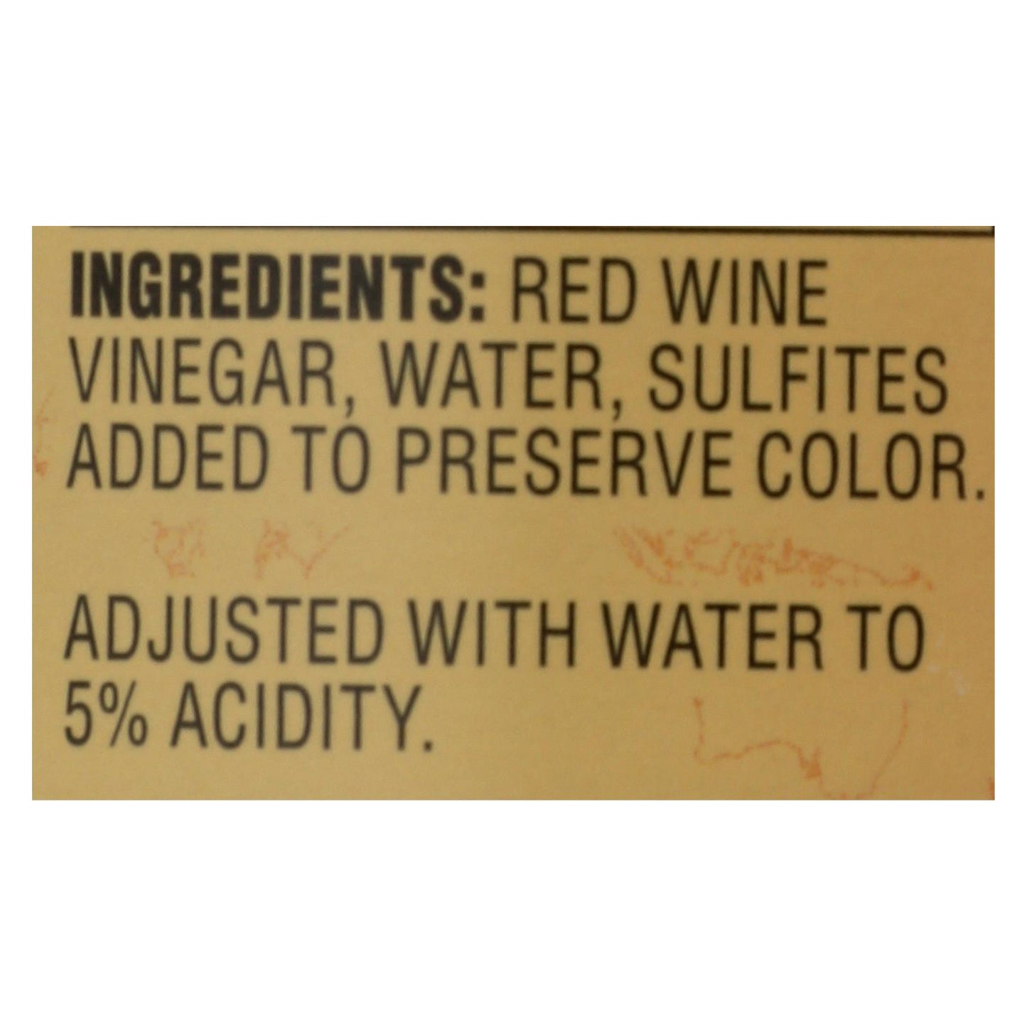 Vinagre de Reese - Vino tinto - Caja de 6 - 12,7 fl oz