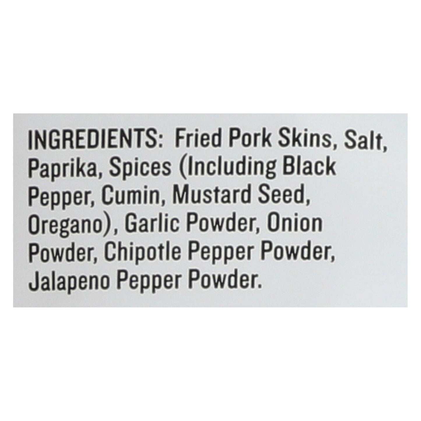 Epic - Chicharrones de cerdo - Condimento para barbacoa de Texas - Caja de 12 - 2,5 oz.