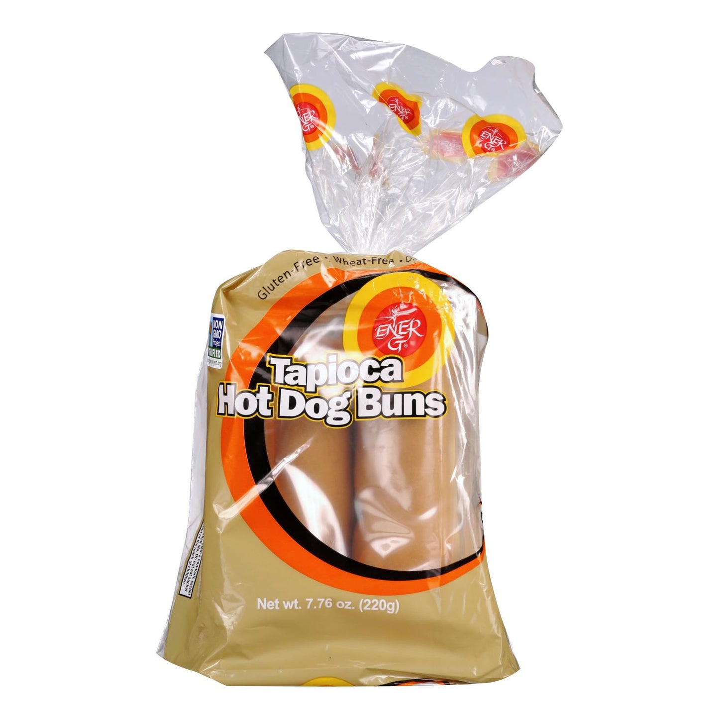 Panecillos para hot dogs Ener-g, con tapioca, caja de 6, 7,76 oz