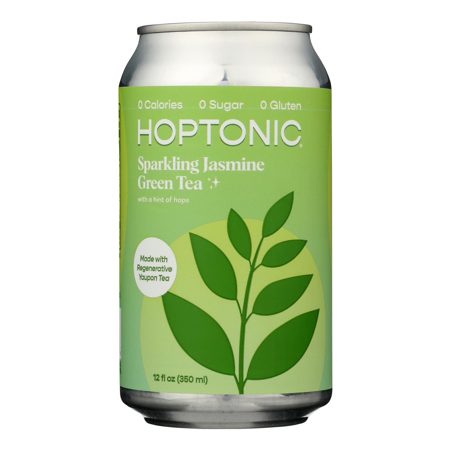 Té Hoptonic - Té verde espumoso con jazmín - Caja de 6-12 fz