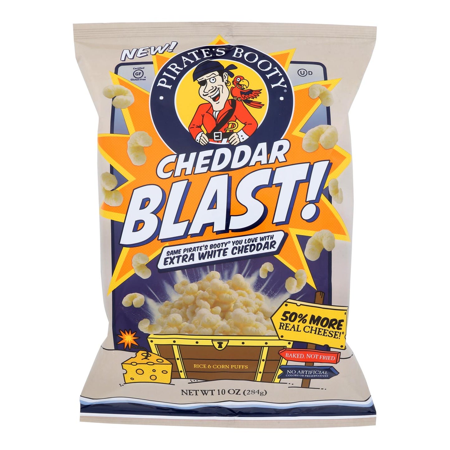 Botín pirata - Pirte Bty Cheddar Blast - Caja de 6 a 10 oz