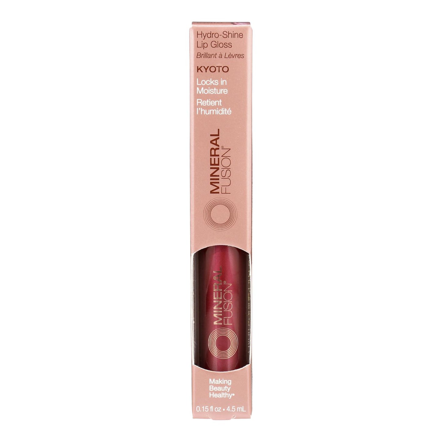 Mineral Fusion - Brillo de labios Hydro Shne Kyoto - 1 unidad - 0,15 fz
