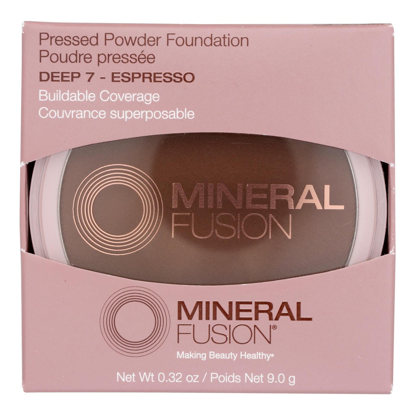 Mineral Fusion - Mkup 压制底座深 7 - 1 个 - .32 盎司