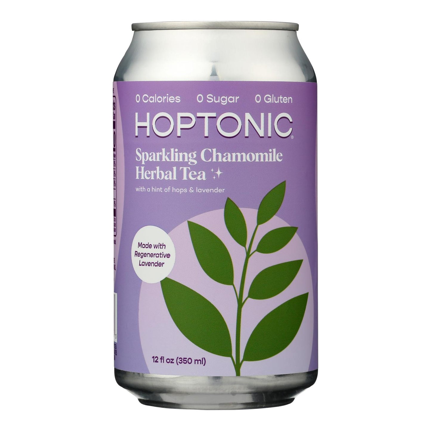 Té Hoptonic - Té de hierbas espumoso de manzanilla - Caja de 6-12 fz