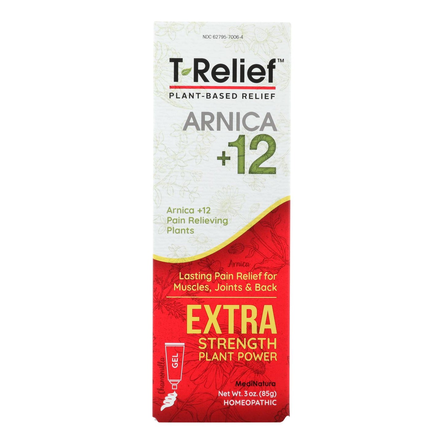 T-relief-medinatura - Pain Rlf 特效凝胶 - 1 片 - 3 盎司