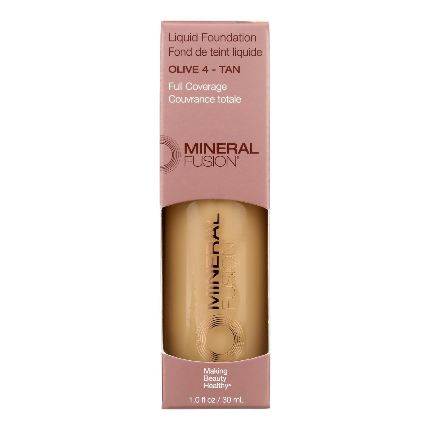 Mineral Fusion - Mkup Liquid Foundtn Olive 4 - 1 Unidad - 1 Fz
