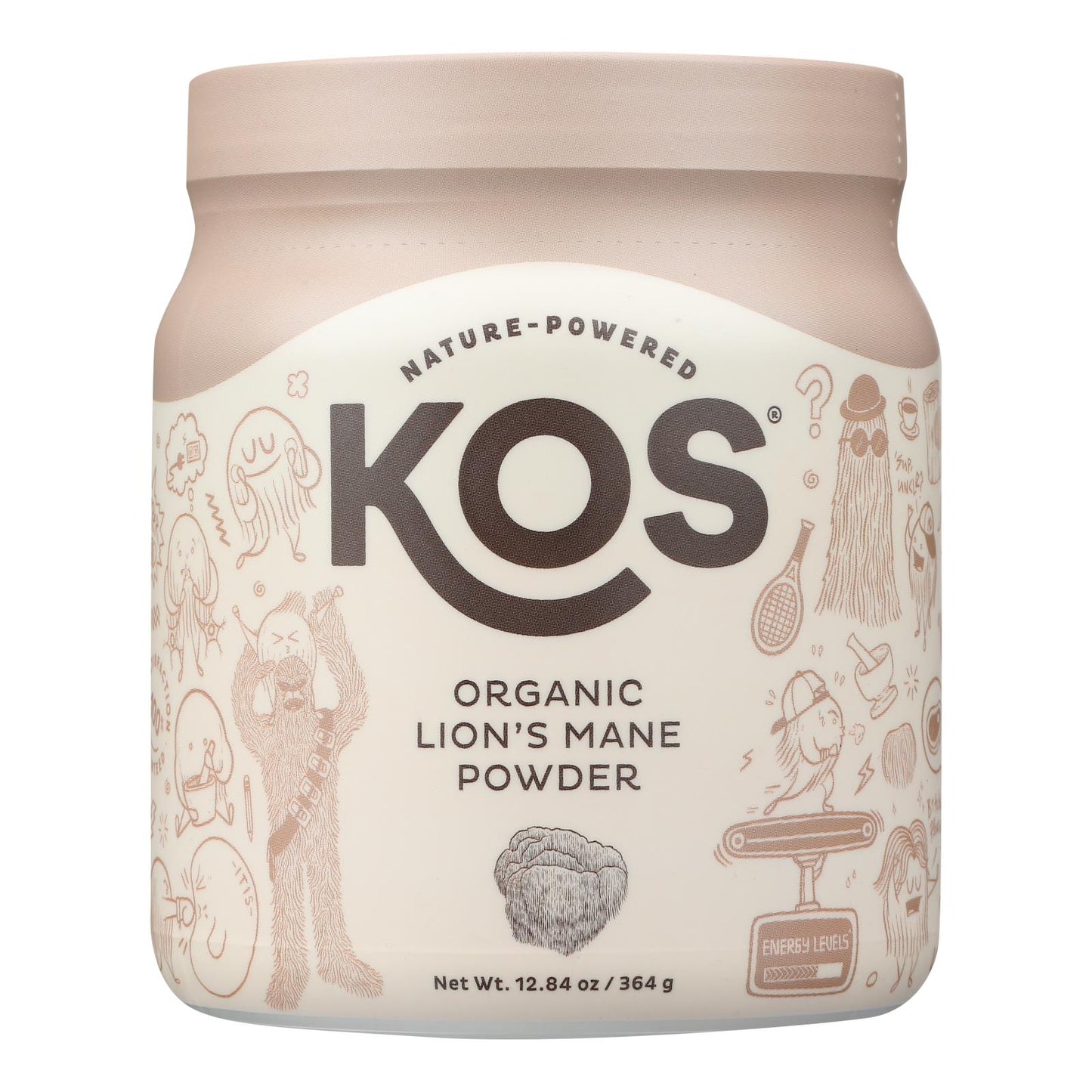 Kos - Polvo Lionsmne 3,5 g sin gluten - 1 unidad - 12,84 oz