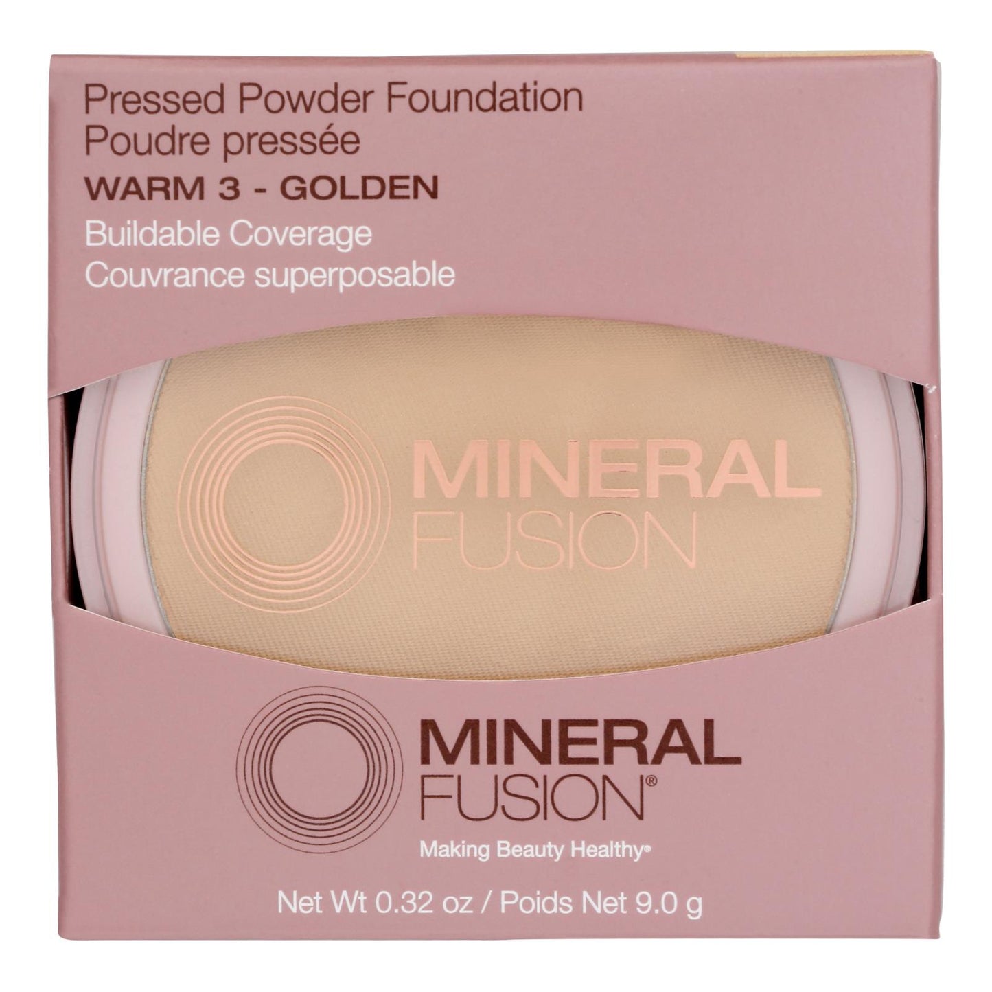Base prensada Mineral Fusion - Mkup Warm 3 - 1 unidad - 0,32 oz
