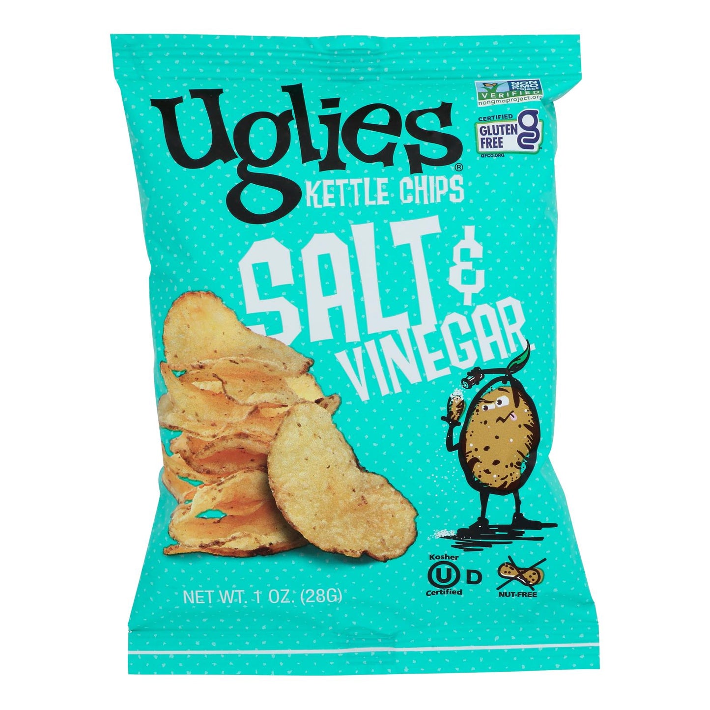 Uglies - 薯片盐醋 - 32 盒装 - 1 盎司