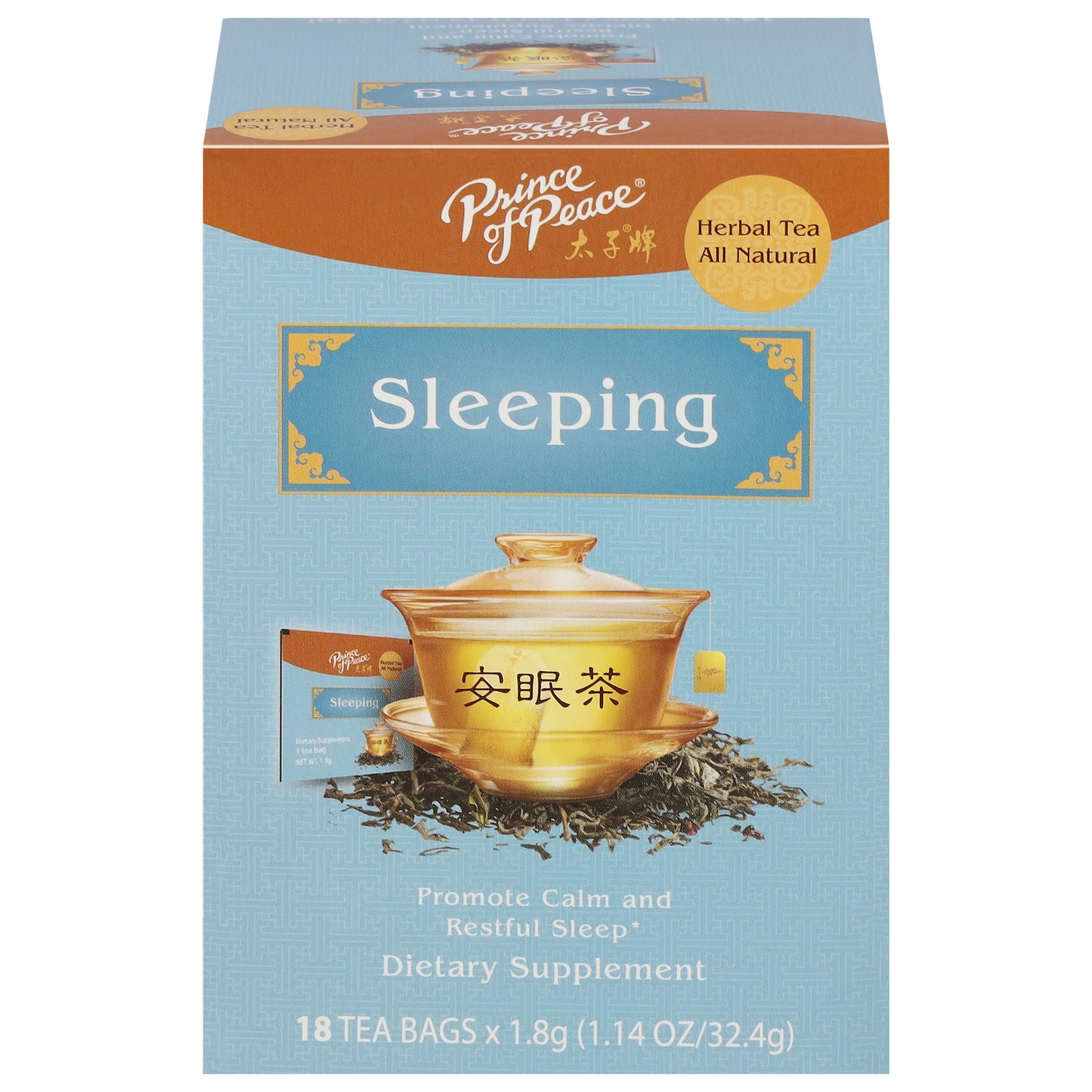 Príncipe de la Paz - Té para dormir - 1 unidad - 18 bolsas