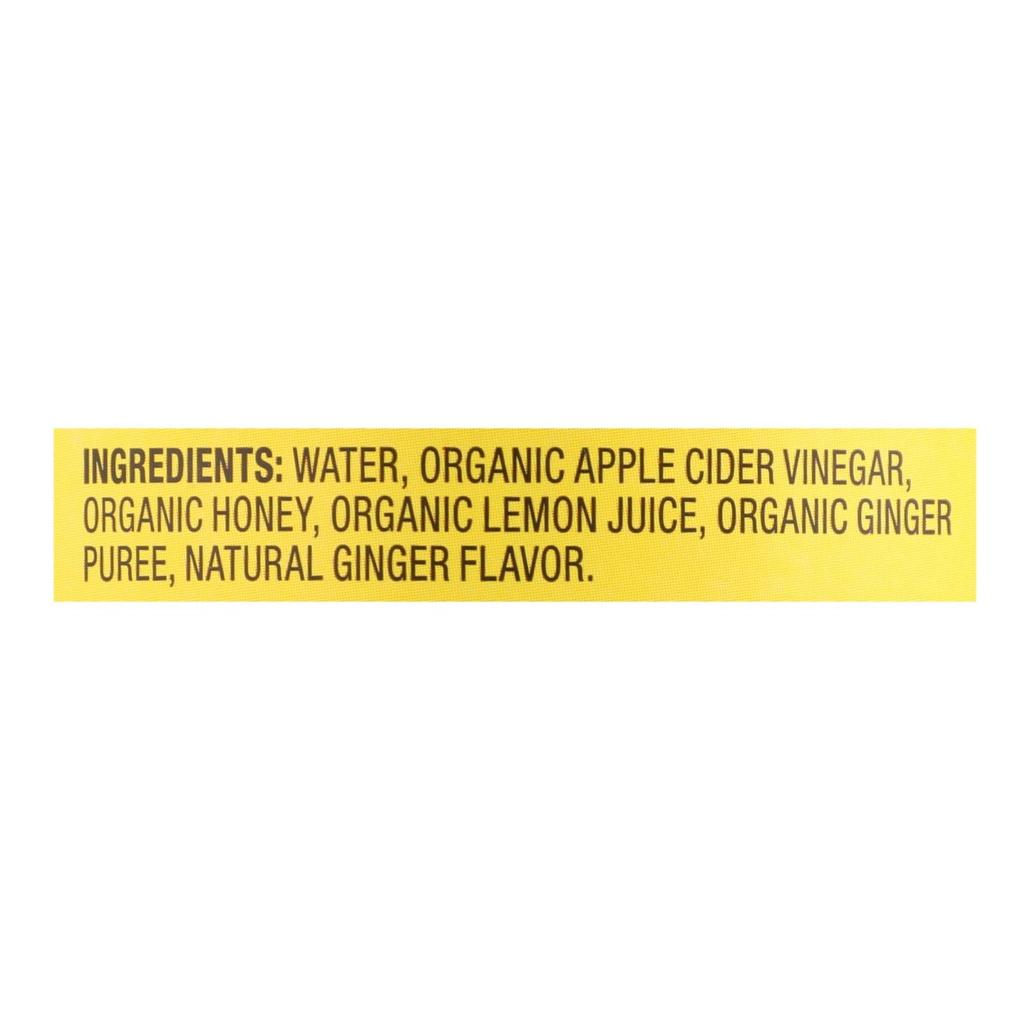 Bragg - Vinagre de sidra de manzana, jengibre, limón y miel refrescante - Caja de 12 a 16 Fz